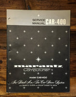 Marantz CAR-400 Car Stereo  Service Manual *Original*