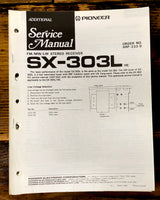 Pioneer SX-303L Receiver Service Manual *Original*