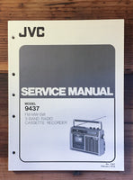 JVC Model 9437 Radio Service Manual *Original*