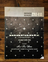 Marantz CAR-410 Car Stereo  Service Manual *Original*