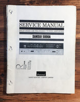 Sansui Model 5000A Receiver  Service Manual *Original*