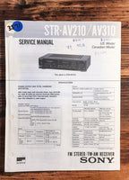 Sony STR-AV210 STR-AV310 Receiver  Service Manual *Original*