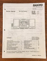 Sanyo DC-D9 AWM-9 STEREO Service Manual *Original*