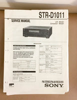 Sony STR-D1011 Receiver  Service Manual *Original*