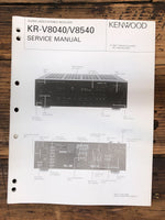 Kenwood KR-V8040 KR-V8540 Receiver  Service Manual *Original*