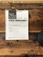 Pioneer VSX-4000 Receiver Service Manual *Original*