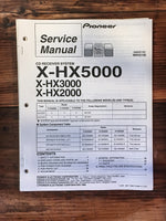 Pioneer X-HX5000 -HX3000 -HX2000 Stereo Service Manual *Original*