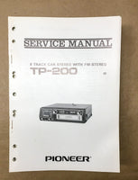 Pioneer TP-200 Car Stereo Service Manual *Original* #1