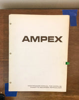 Ampex Micro 30 Tape Recorder / Player Service Manual *Original*
