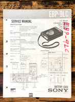 Sony EBP-9LC Battery Case  Service Manual *Original*