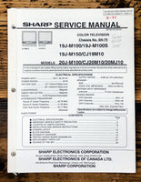 Sharp 19J-M100 M100S 20J-M100 TV Service Manual *Original*