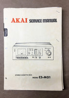 Akai CS-M01 Cassette Service Manual *Original*