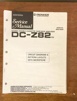 Pioneer CT-Z82 Cassette Deck  Service Manual *Original*