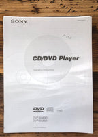 Sony DVP-S560D DVP-S565D DVD Player  Owners / User Manual *Original* #2