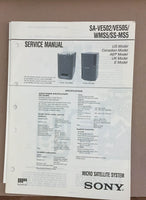 Sony  SA-VE502 VE505 WMS5 SS-MS5   Service Manual *Original*