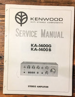 Kenwood KA-1400G KA-1400 B Receiver  Service Manual *Original*