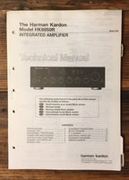 Harman Kardon HK 6650R HK-6650R Amplifier Service Manual *Original*