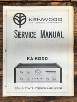 Kenwood KA-6000 Amplifier  Service Manual *Original*