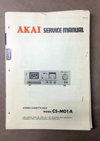 Akai CS-M01A Cassette Service Manual *Original*