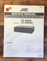 JVC RX-450 RX-450BK LBK Receiver Service Manual *Original*