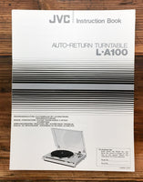 JVC L-A100 Record Player / Turntable  Owners / User Manual *Original*