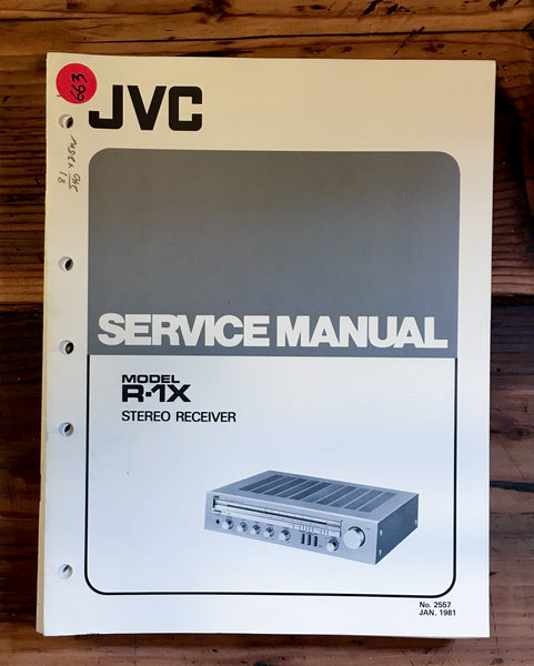 JVC R-1X Receiver Service Manual *Original*
