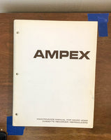 Ampex Micro 40 42 Tape Recorder / Player Service Manual Supplement *Original*