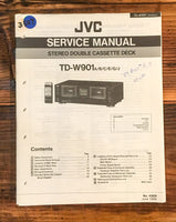 JVC TD-W901 Cassette Deck  Service Manual *Original*