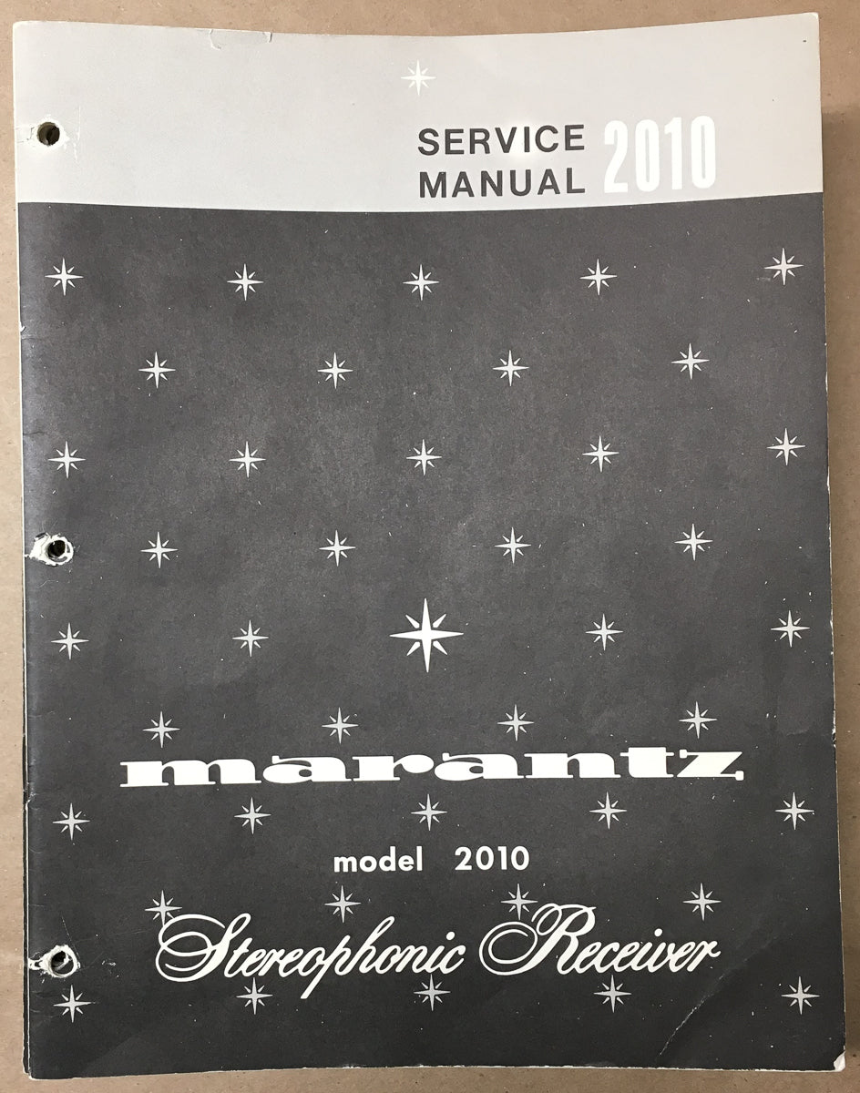 Marantz Model 2010 Receiver  Service Manual *Original*