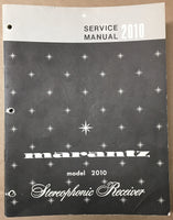Marantz Model 2010 Receiver Service Manual *Original*