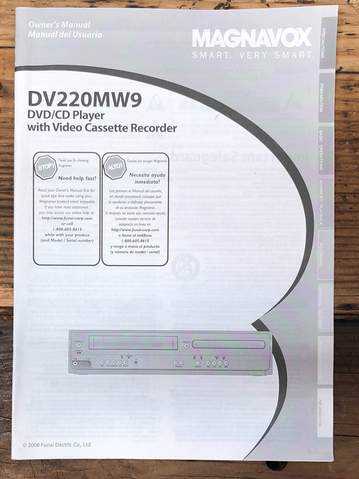 DVD CD VCR Owner / User Manual *Original* Vintage Audio Store