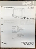 Sony KV-20TS10 TV  Service Manual *Original*