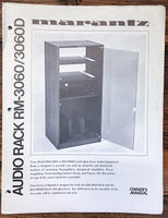 Marantz RM-3060 -3060D Audio Rack  Service Manual *Original*