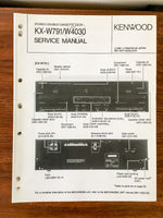Kenwood KX-W791 KX-W4030 Cassette Service Manual *Original*