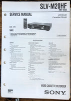 Sony SLV-M20HF VCR / Video Cassette  Service Manual *Original*