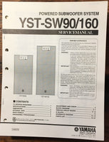 Yamaha YST-SW90 YST-SW160 Subwoofer  Service Manual *Original*