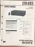 Sony STR-G1ES Receiver  Service Manual *Original*