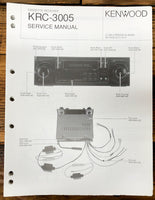 Kenwood KRC-3005 Car Radio  Service Manual *Original*