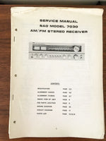 NAD Model 7030 Receiver Service Manual *Original*