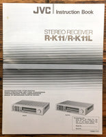 JVC R-K11 R-K11L Receiver  User / Owners Manual *Original*