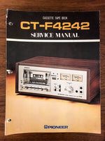 Pioneer CT-F4242 Cassette Service Manual *Original*