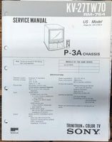 Sony KV-27TW70 TV  Service Manual *Original*