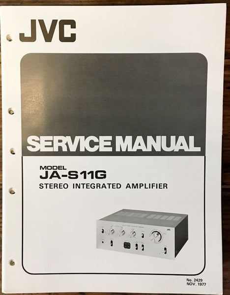 JVC JA-S11 G Amplifier Service Manual *Original*