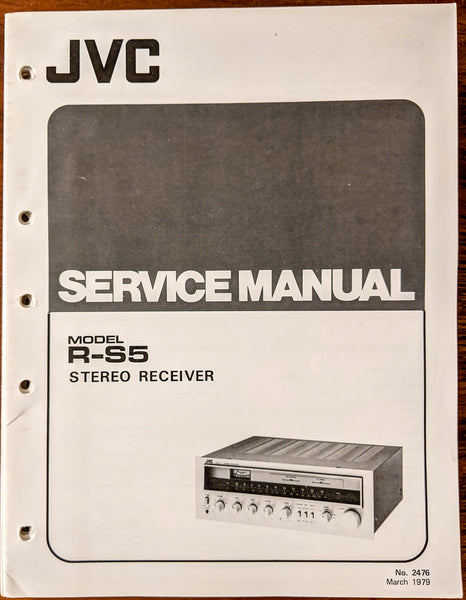 JVC R-S5 Receiver Service Manual *Original*