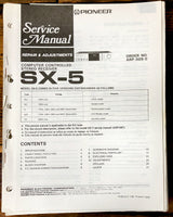 Pioneer SX-5 Receiver  Service Manual *Original*