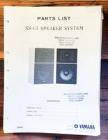 Yamaha NS-C5 Speaker Service Manual *Original*