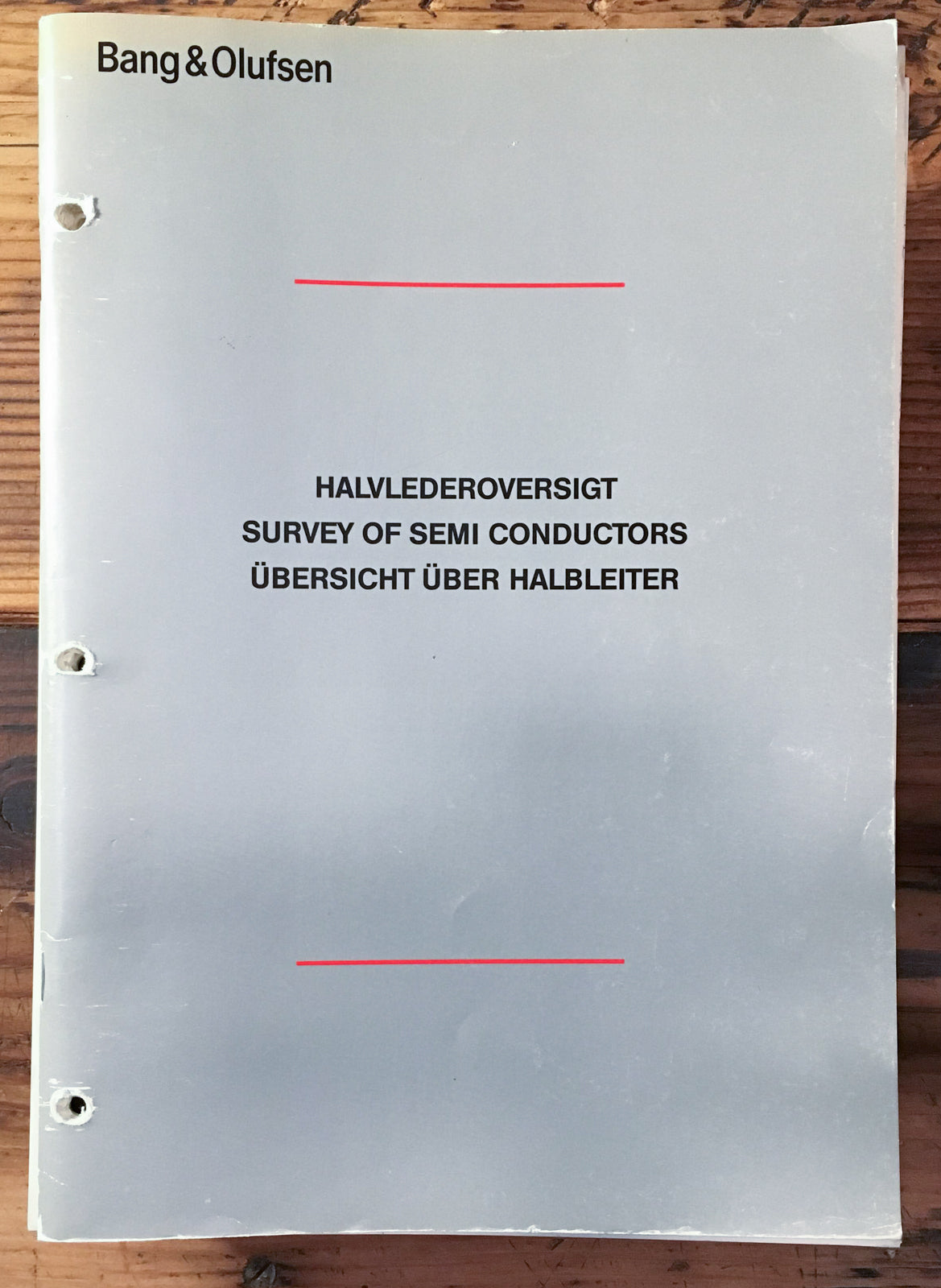 B&O Bang Olufsen Survey of Semi Conductors   Service Manual *Original* #1