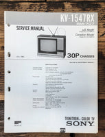 Sony KV-1547RX TV  Service Manual *Original*