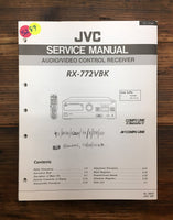 JVC RX-772 RX-772VBK Receiver  Service Manual *Original*