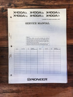 Pioneer X-100A Stereo Service Manual *Original*